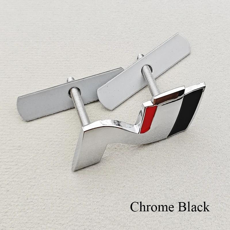 1Pc 3D Metal Logo Car Front Grille Badge Side Fender Rear Boot Trunk Emblem Badge Sticker Decal