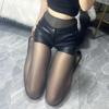 Dark Gold Series 15D Oil Glossy Seamless High Waist Pantyhose Plus Size 912 Pin Anti-Hook Transparent Party Stockings For Women
