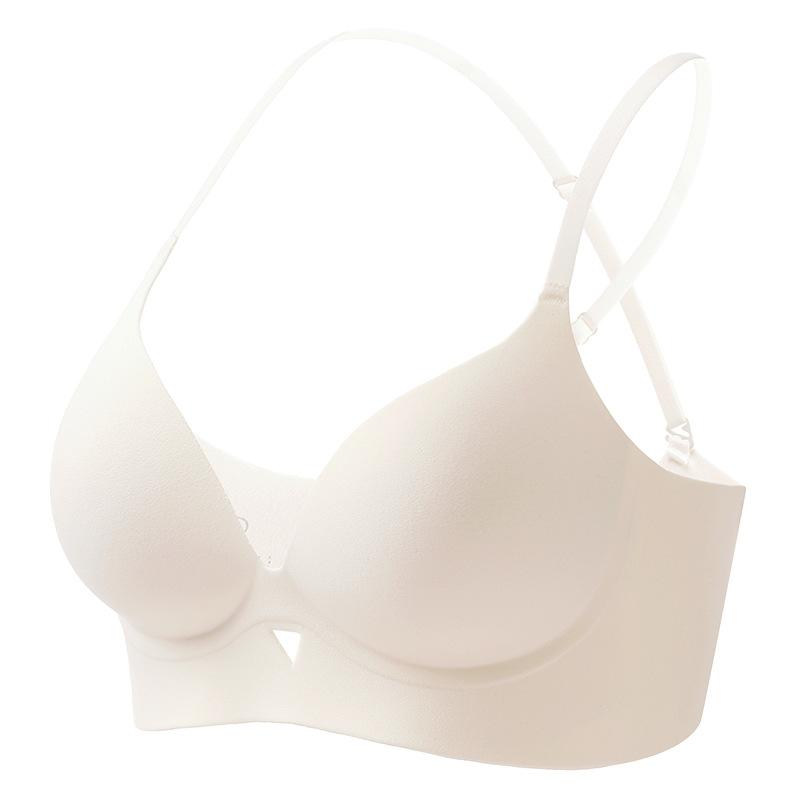 U-shaped beautiful back underwear women's small breasts gather, seamless backless bra, outer wear vest type integrated invisible tube top wrapping