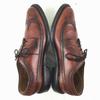 Vintage Made in USA Johnston & Murphy Long Wingtip Business Shoes Brown size 9.5D 27.0-27.5 Men's(USED)