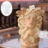 Medusa Girl Silicone Candle Mold Easy Demolding Heat Resistant for Making Candle Soap Holiday Present and Resin Casting