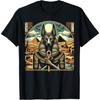 Anubis Egyptian Mythology Diety Pyramid Ancient Egypt T-Shirt