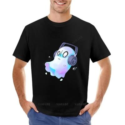 Cotton Men T-shirt Napstablook T-Shirgraphic Tees Graphic T Shirt Aesthetic Clothing Mens Tall New Black Tshirt for Boys