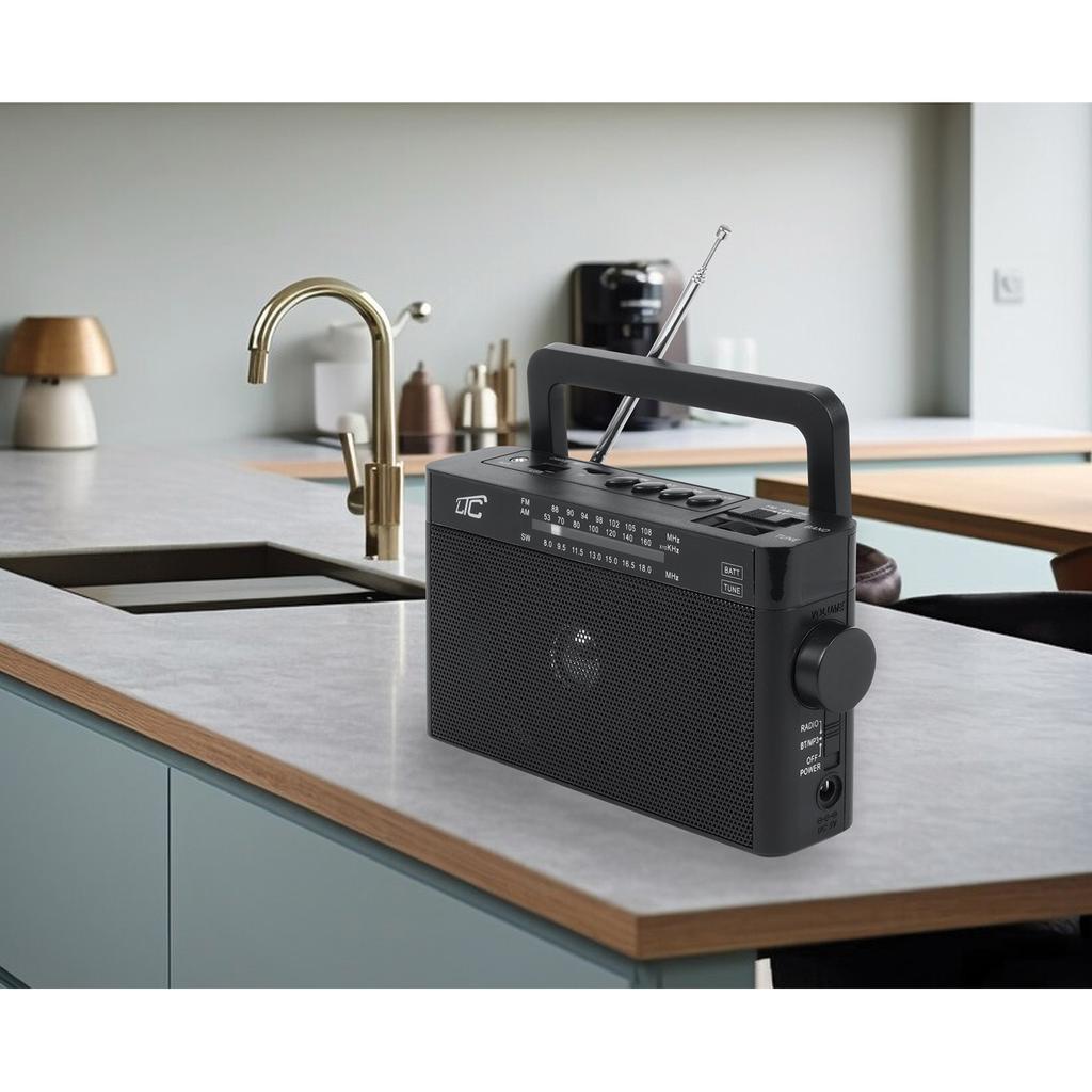Ltc Przenośne Radio Sona, Bluetooth, Usb, Tf, Czarne