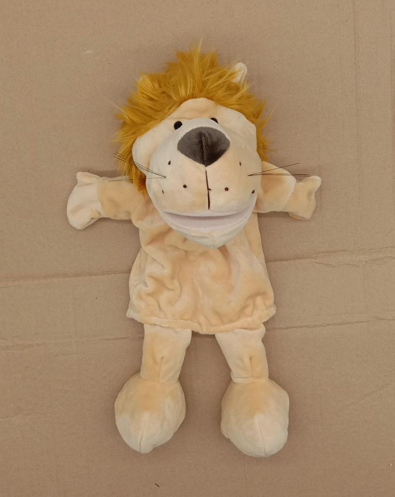 35Cm Cartoon Animal Hand Puppet Parent-Child Game Doll Lion Elephant Pig Appease Toys Birthday Gifts For Children