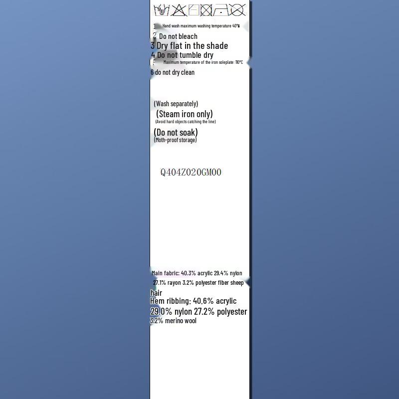 Sancai Women's Plus Size Loose Fit Round Neck Letter Knit Sweater