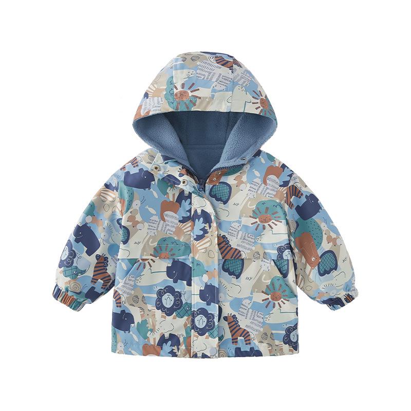 Vêtements d'extérieur chauds et antibactériens pour tout-petits - Vêtements tendance Automne/Hiver pour Garçons et Filles