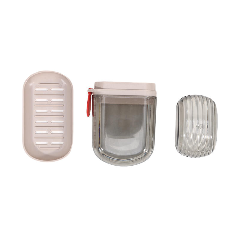 Portable Soap Box Travel Leak-Proof Drain Rack Suitable for Bathroom Kitchen Camping Gym Simple Soap Storage Box