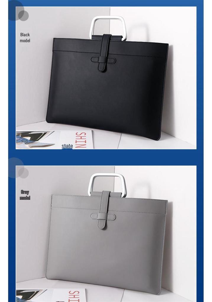 Leather A4 Document & Briefcase Bag for Students