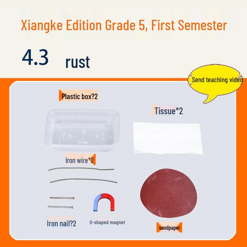 Xiangke 5th Grade Science Experiment Kit - Semester 1 Materials & Tools for Students