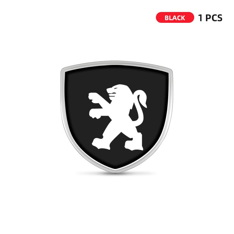 New 3D Aluminum Emblem Car Decoration Body Stickers Decals For Peugeot 308 408 508 RCZ 208 3008 2008 206 207 307 Car Accessories