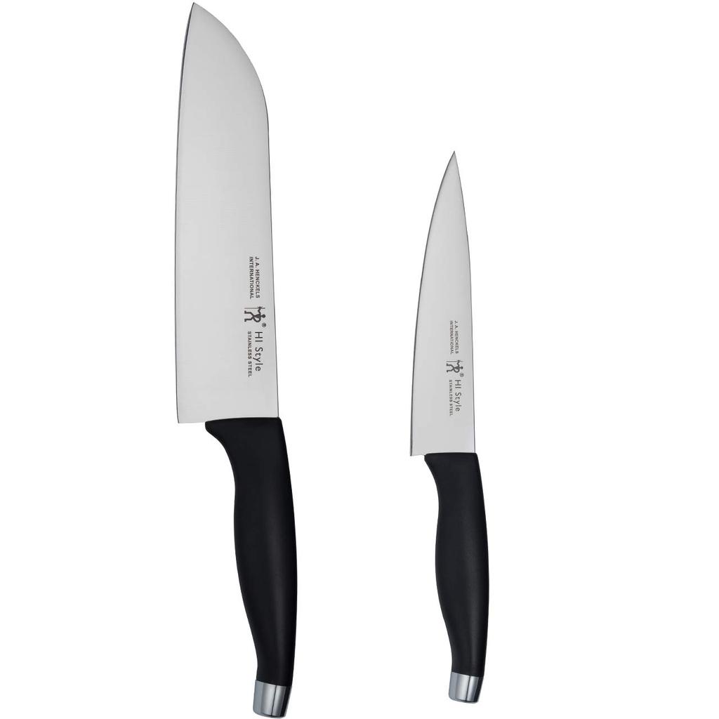 Zwilling Henckels Japan Style Santoku Petty 2 stk sett svart laget i små sverdknivsett rustfritt stål gaveoppvaskmaskin safe laget i Seki Gifu