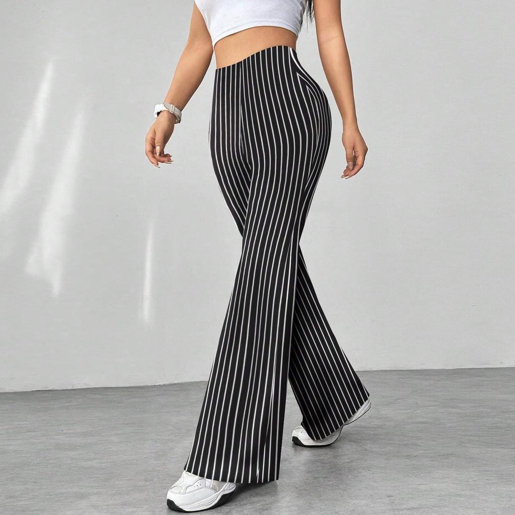 Women's Straight Pants Fashion Casual Pants Nine Point Harlan Pants