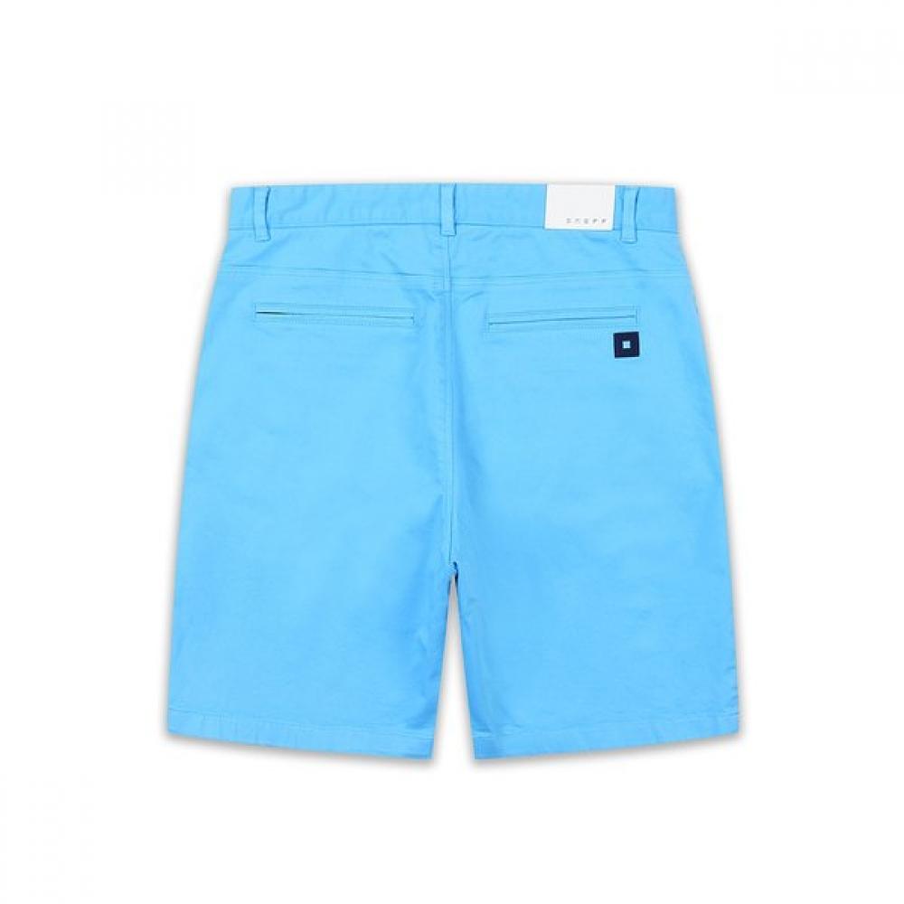 ONOFF Men S Stretch Cotton ShortS Of5702ga Skyblue