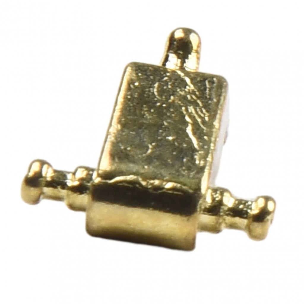 Guitar String Tree Retainer In Chrome/gold With Mounting Screws Instrument New