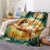 Cats with Swim Rings  Print Flannel Blanket, High quality Comfortable for All Seasons, Home Decor, Warmth and Comfort