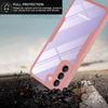 For Samsung Galaxy S23+ Phone Case Acrylic+TPU +PET Screen Film Phone Cover Camera Lens Protection