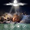 LED Ceiling Fan 30W Ø42 Cm, 6 Blades, E27, 3 Speeds, Remote Control, Timer