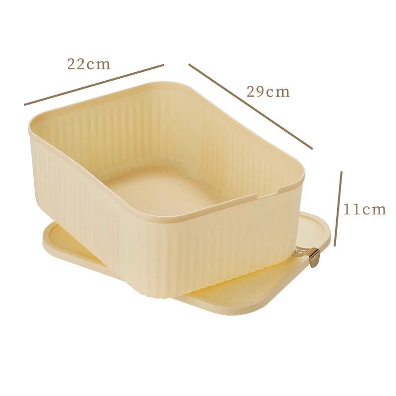 Folding Storage Box Storage Cabinet With Wheels Multifunctional Box With Pulley Household Sorting Wardrobe Organizer Container
