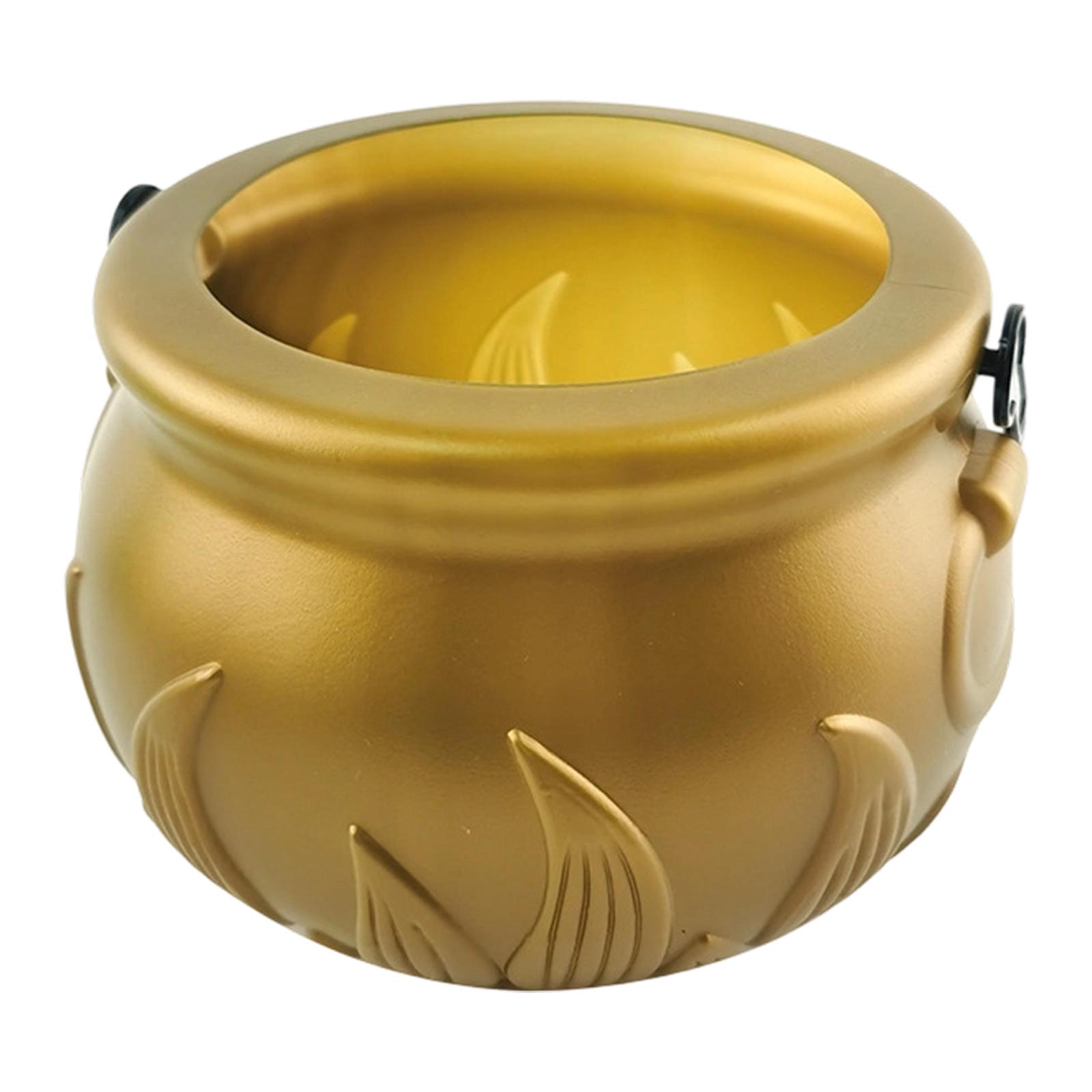 

Halloween Jar, Festival Decorated Bucket, Candy Basket ONE SIZE золотой