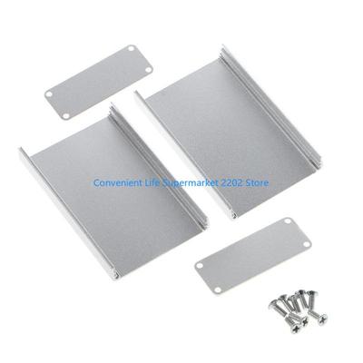 XXUB Aluminum PCB Instrument Box Enclosure Electronic Project Case Panels Screws DIY