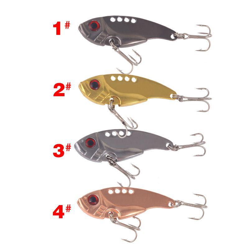 VIB Sinking Metal Vibration Fishing Lure 11g/5.5cm for Freshwater & Saltwater.