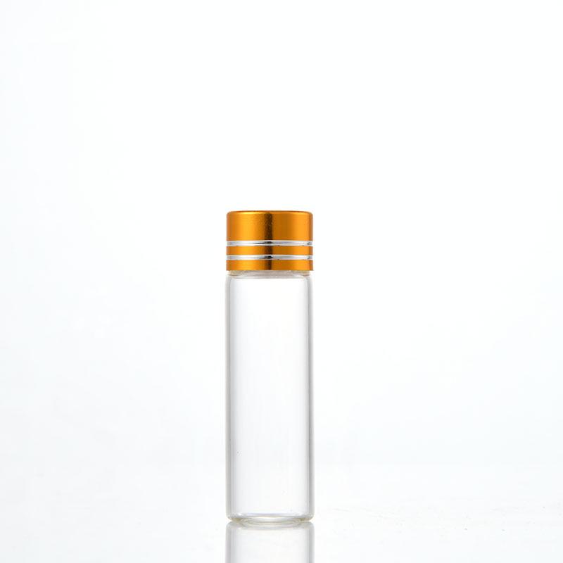 16mm Transparent 3ml Glass Vials for Antrodia Camphorata Drop Pills, Essential Oils, Health Supplements, and Medicine Powder.