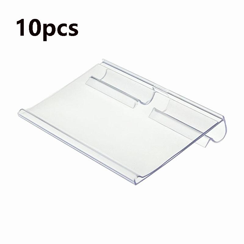 10/30Pcs Label Holder, PVC Transparent Plastic Reusable Price Tag Holder, Suitable for Large Shopping Malls, Supermarkets, Store