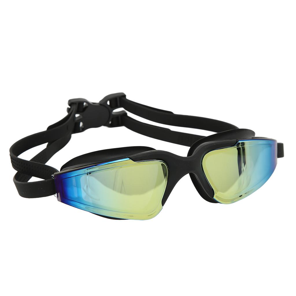 Swimming Goggles Fogproof HD Waterproof Silicone Wide View Swim Glasses for Adults Children