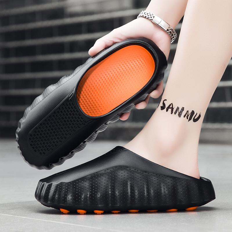 Men Lightweight Casual Slippers Slip On Summer Sandals Everyday Shoes Sizes 40-45 for Home Walking Travel Leisure and Daily Wear