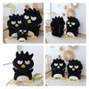 Cartoon Cool Black Penguin Plush Toy With Ultra Soft Short Fur For Kids And Teens