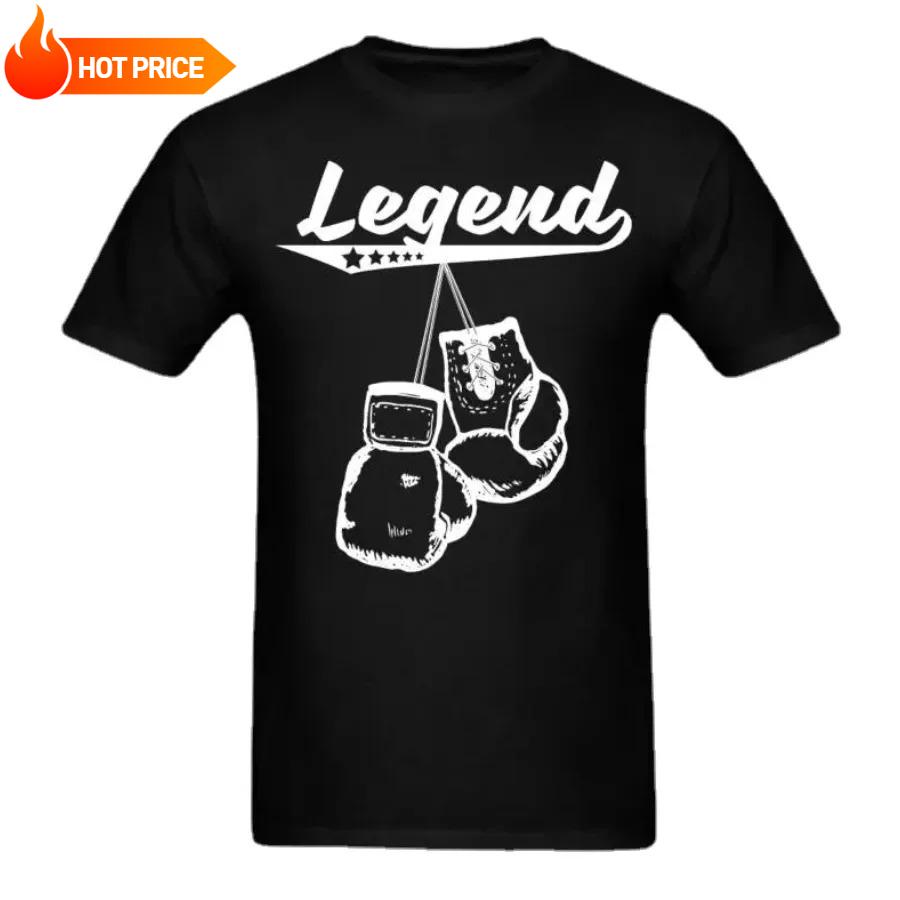 Boxing Legend Boxing TShirt 100 Cotton ONeck Short Sleeve Summer Casual Mens Tshirt Streetwear