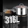 HANDUNYOU 316 Stainless Steel Stockpot