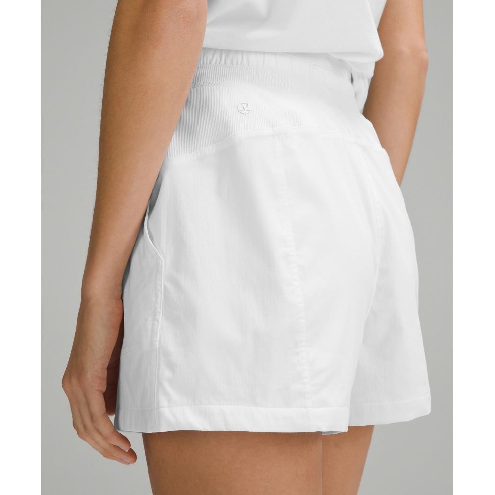 Lululemon Dance Studio High Rise Short 3.5  White