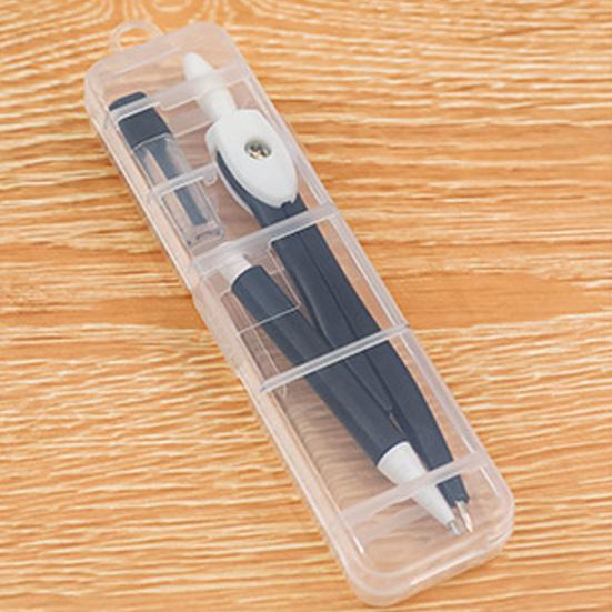Set Bussola Metallica 2-in-1 con Matita Automatica Strumento per Disegno Geometrico per Studenti Ufficio Portatile Preciso Scatola di Conservazione per Matematica Arte & Ingegneria
