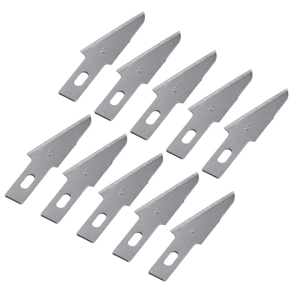 Lama per Intaglio Artigianale Utensili Manuali Fai da Te 10 Pz Acciaio Argentato