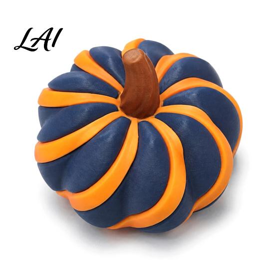 Creative Spiral Pumpkin Figurine 3D Printed Fidget Toy Decompression Hand Spinner Toy for Anxiety Sensory Desk Stress Relief And Halloween