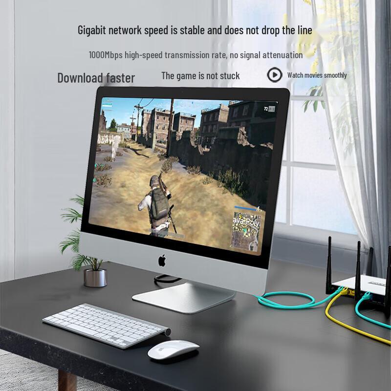 SAMZHE Cat6 Unshielded Gigabit Ethernet Cable