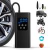 Wireless/Wired Electric Tire Inflator Lcd Digital Display Portable Tyre Inflator With Led Light Digital Inflator Inflatable Pump