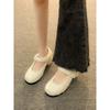 Fairy Wind Fluffy Shoes Female New Autumn and Winter Gentle Outer Wear High Heels with Skirt Mary Jane Velvet Single Shoes