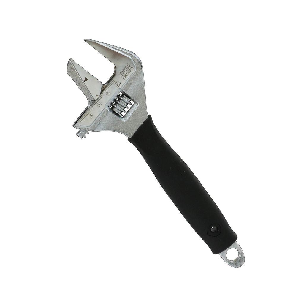 SK11 Pipe Adjustable Can be Used as a Monkey or Pipe Wrench SWM-38PW Wrench, 215mm, 2-Way Type,
