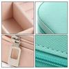 1Pcs Tragbare Schmuck Box Schmuck Organizer Display Reise Schmuck Fall Boxen Taste Leder Lagerung Zipper Jewelers WBL