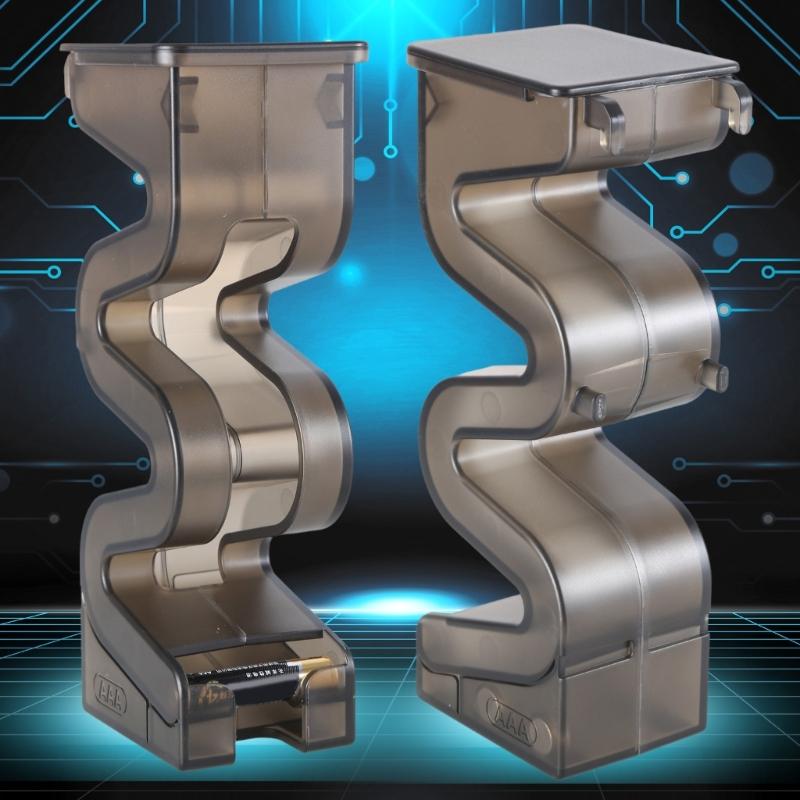 Small AA/7 Battery Storage Rack With Builts In Tester, Essential For Frequent Battery User Power Assessments