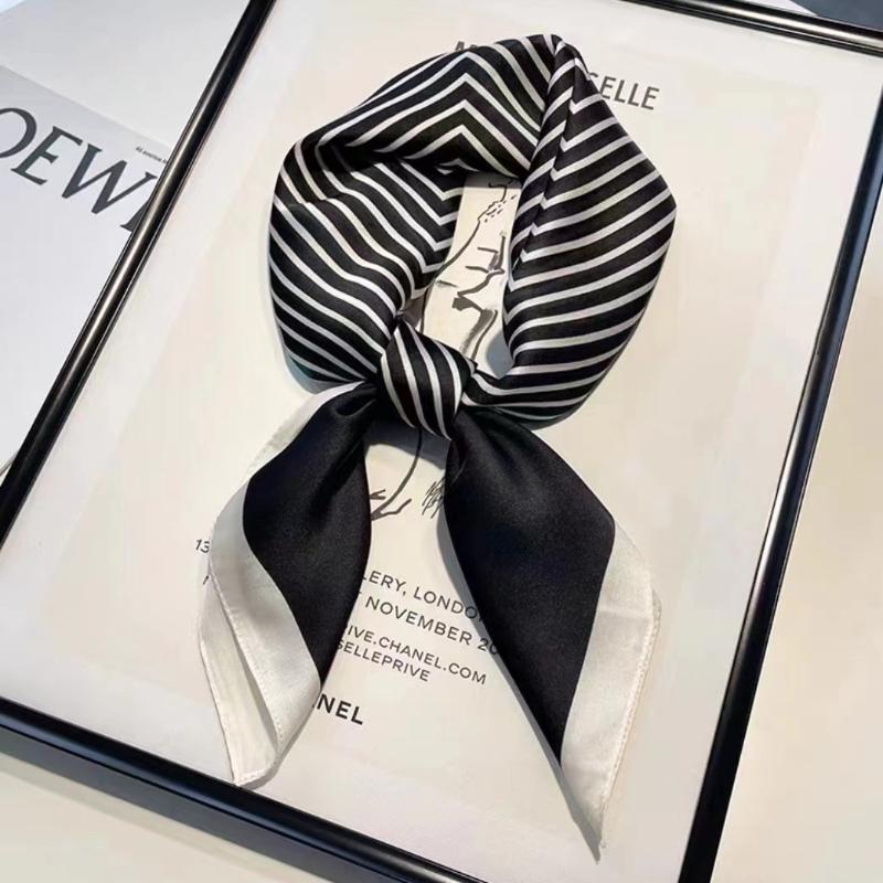 

70 шелковый шарф квадратный шарф первоклассный смысл корейской моды универсальный карьерный симулятор шелковый маленький шейный платок винтажный напечатанный шелковый шарф женский