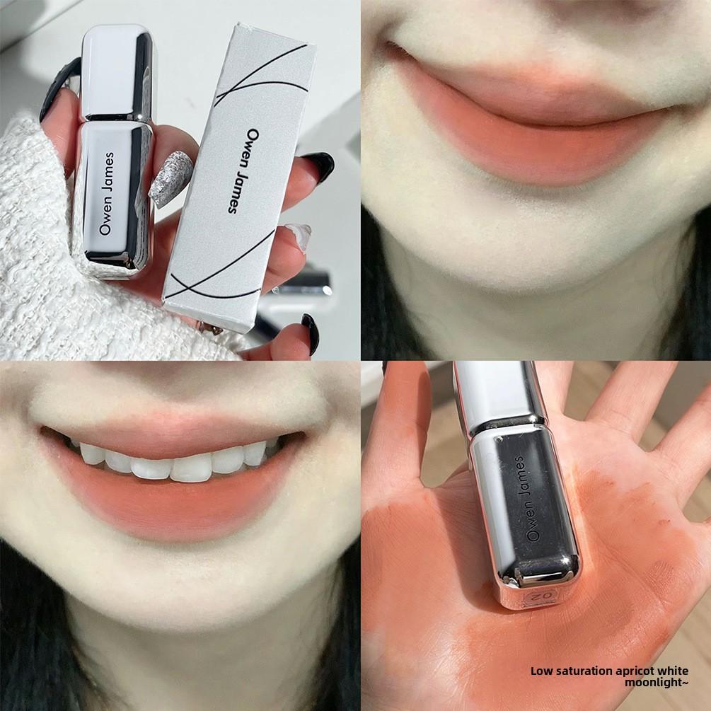 Owen James Samtiger Matter Lippen-Tint Lang Anhaltend, Hochpigmentierter Lippen-Stain
