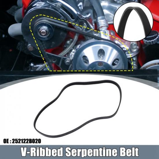 

Car V-Ribbed Serpentine Drive Belt No.252122B020 for Hyundai Accent 12-19 1.6L