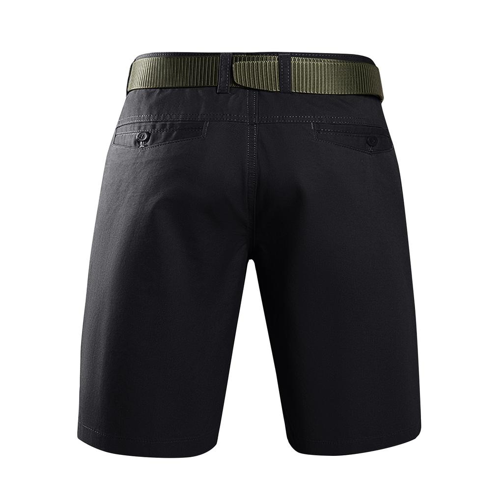 Męskie letnie spodenki robocze Luźne swobodne spodnie pięciopunktowe Męskie letnie jednokolorowe swobodne spodenki cargo