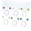 BESTOYARD 12pcs Antenna Costume Accessories Star Head Boppers Alien Headband Novelty Headband Bopper Headband Star Headpiece
