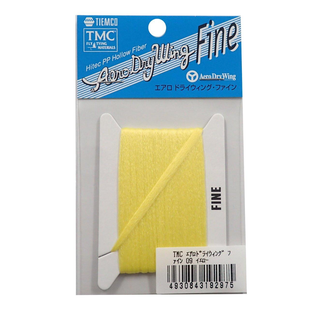 TIEMCO Нарезка мушек TMC Aero Dry Wing Fine Желтый #09 thin жёлтый