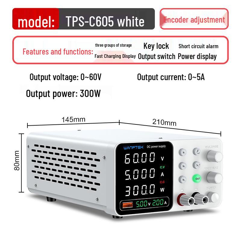 WANPTEK DPS605U Adjustable DC Power Supply for Laptop & Mobile Repair